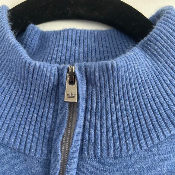 Peter Millar Crown Sport Quarter-Zip Sweater Vest – Blue – Men’s XL – EUC - Picture 5 of 9